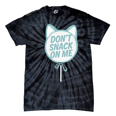 DonT Snack On Me Funny Cat Retro Sweet Treat Tie-Dye T-Shirt