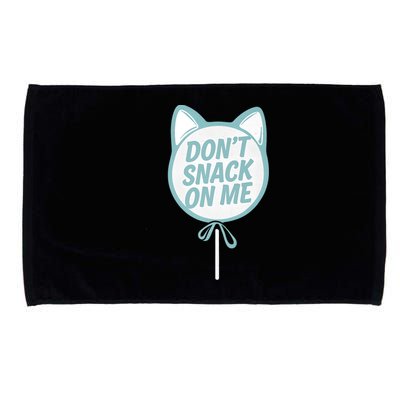 DonT Snack On Me Funny Cat Retro Sweet Treat Microfiber Hand Towel