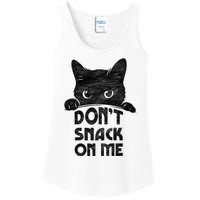 DonT Snack On Me Funny Cats Lover 2024 Ladies Essential Tank