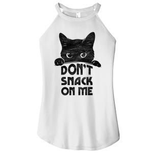 DonT Snack On Me Funny Cats Lover 2024 Women's Perfect Tri Rocker Tank