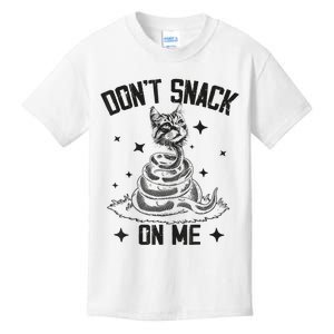 DonT Snack On Me Funny Cat Kids T-Shirt