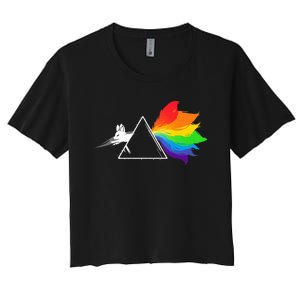 Dark Side Of The Kitsune Women's Crop Top Tee