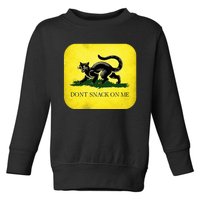 DonT Snack On Me Funny Cats Dogs Pet Toddler Sweatshirt