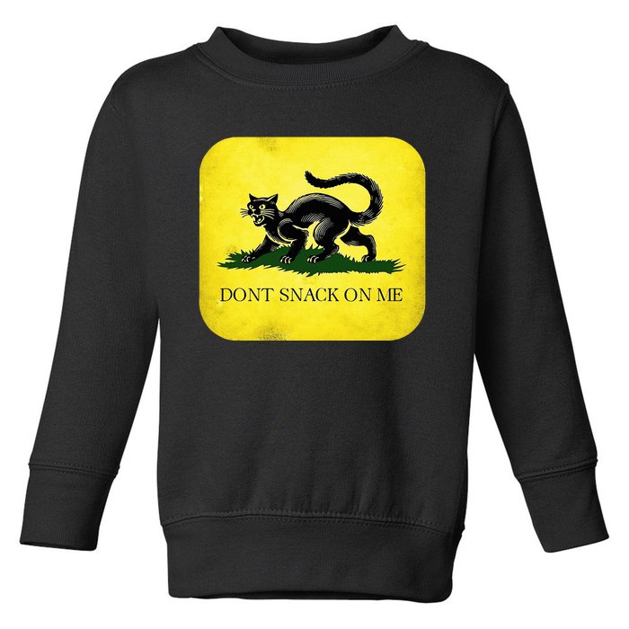 DonT Snack On Me Funny Cats Dogs Pet Toddler Sweatshirt