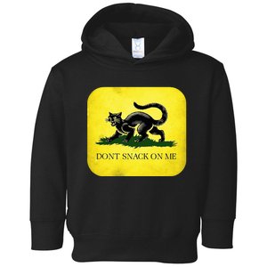 DonT Snack On Me Funny Cats Dogs Pet Toddler Hoodie