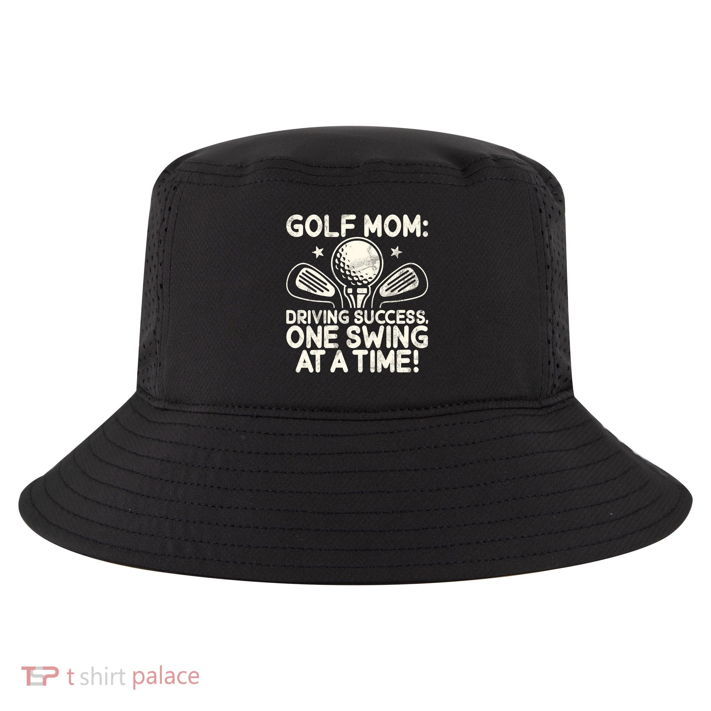 Driving Success One Swing At A Time Golf Cool Comfort Performance Bucket Hat