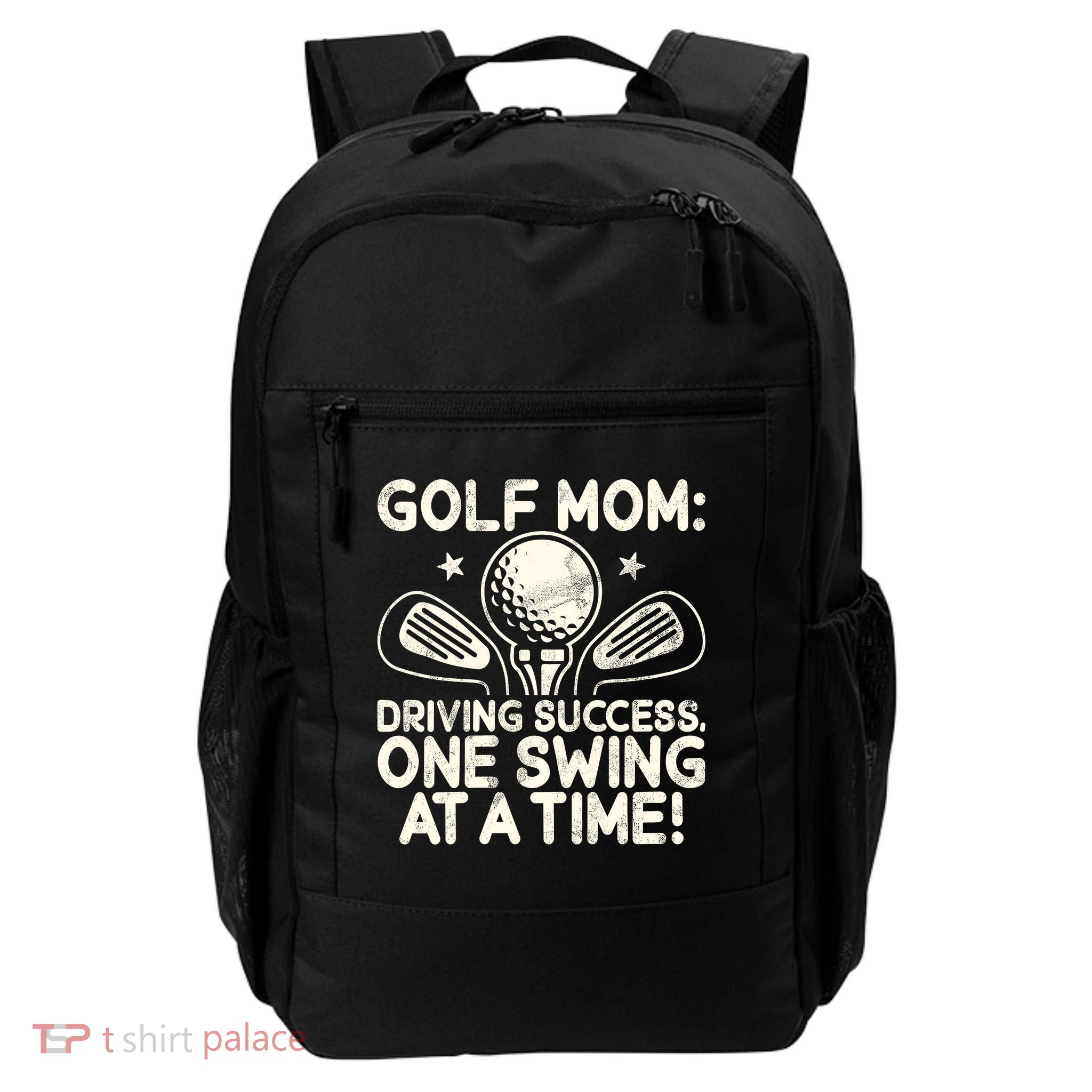 Driving Success One Swing At A Time Golf Backpack