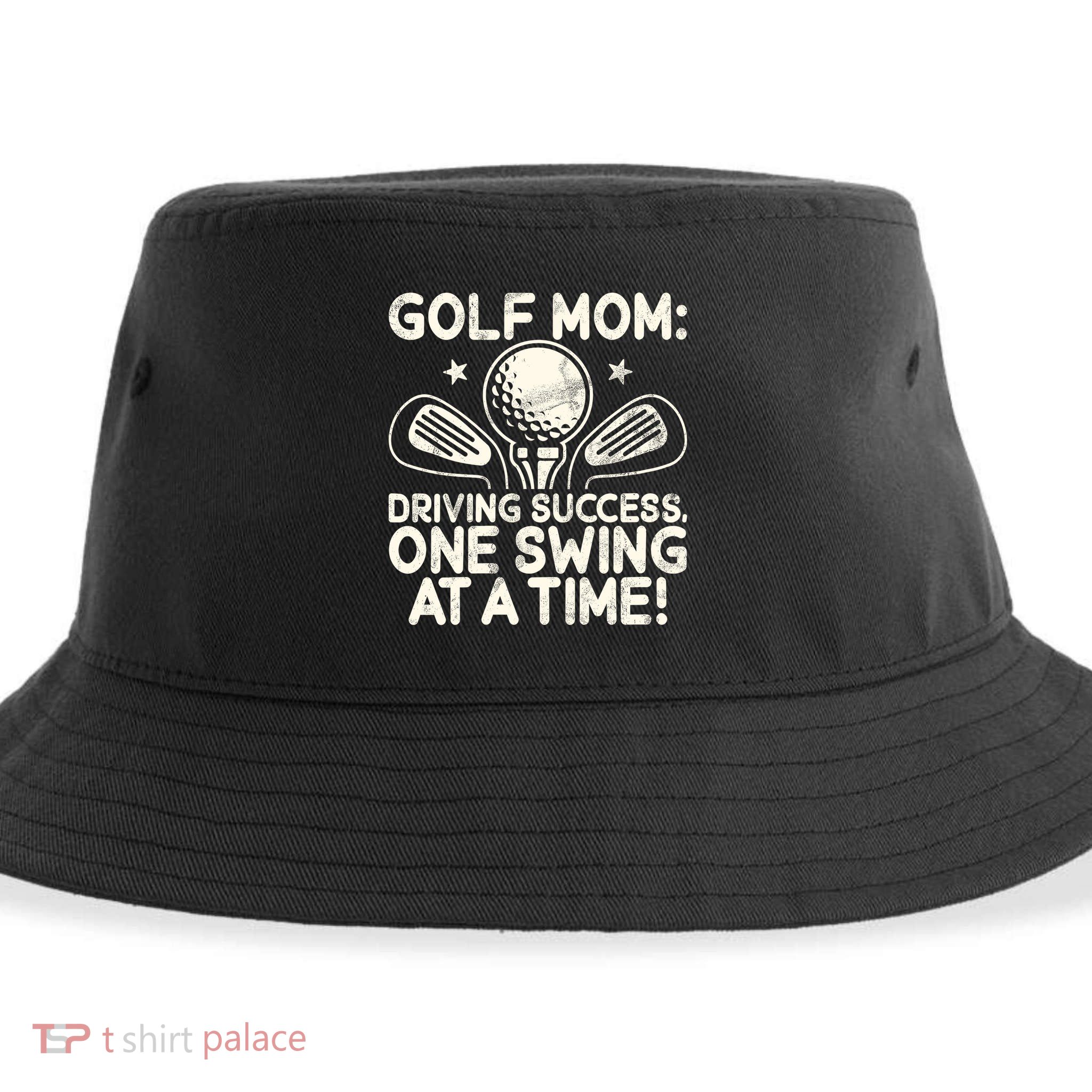 Driving Success One Swing At A Time Golf Sustainable Bucket Hat