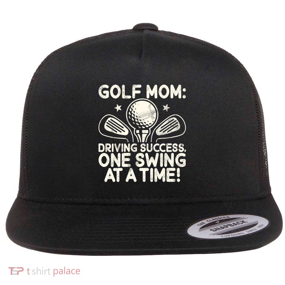Driving Success One Swing At A Time Golf Flatbill Hat