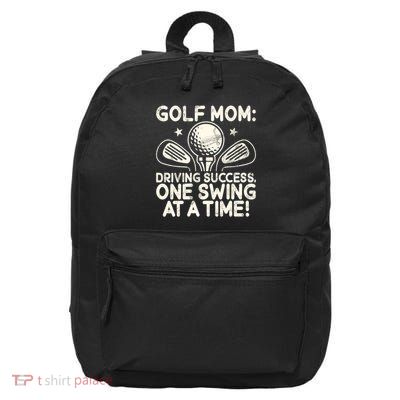 Driving Success One Swing At A Time Golf 16 in Basic Backpack
