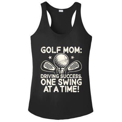 Driving Success One Swing At A Time Golf Ladies PosiCharge Competitor Racerback Tank