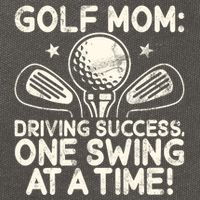 Driving Success One Swing At A Time Golf Cotton Canvas Backpack