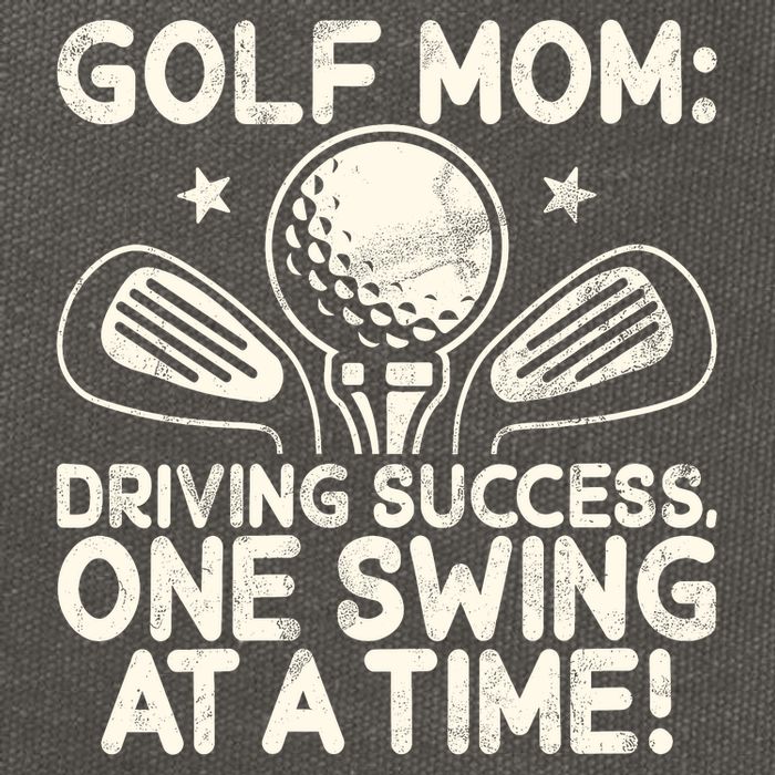 Driving Success One Swing At A Time Golf Cotton Canvas Backpack