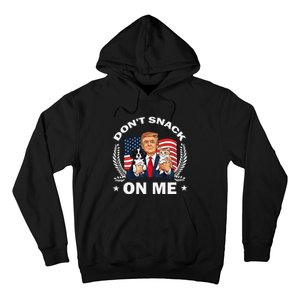 DonT Snack On Me Funny Cat Donald Trump Make Cat Safe Again Gift Hoodie