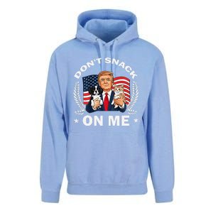 DonT Snack On Me Funny Cat Donald Trump Make Cat Safe Again Gift Unisex Surf Hoodie