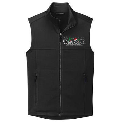 Dear Santa Our House Has No Chimney Collective Smooth Fleece Vest