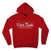 Dear Santa Our House Has No Chimney Hoodie