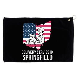 Delivery Service Oh Debate Trump Harris Eating The Cats Grommeted Golf Towel