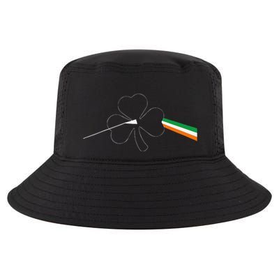 Dark Side Of The Shamrock Funny Saint Patrick's Day Cool Comfort Performance Bucket Hat
