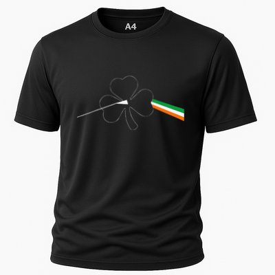 Dark Side Of The Shamrock Funny Saint Patrick's Day Performance Shirt