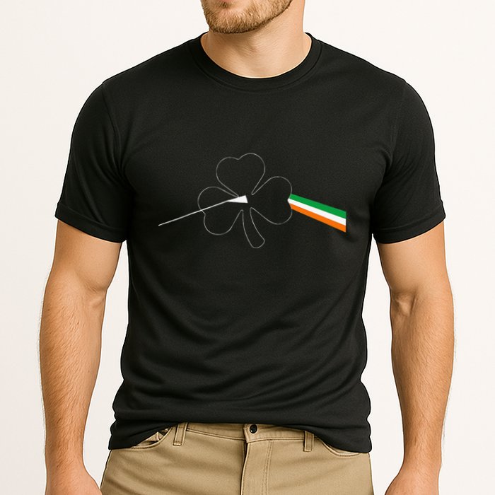 Dark Side Of The Shamrock Funny Saint Patrick's Day Performance Shirt
