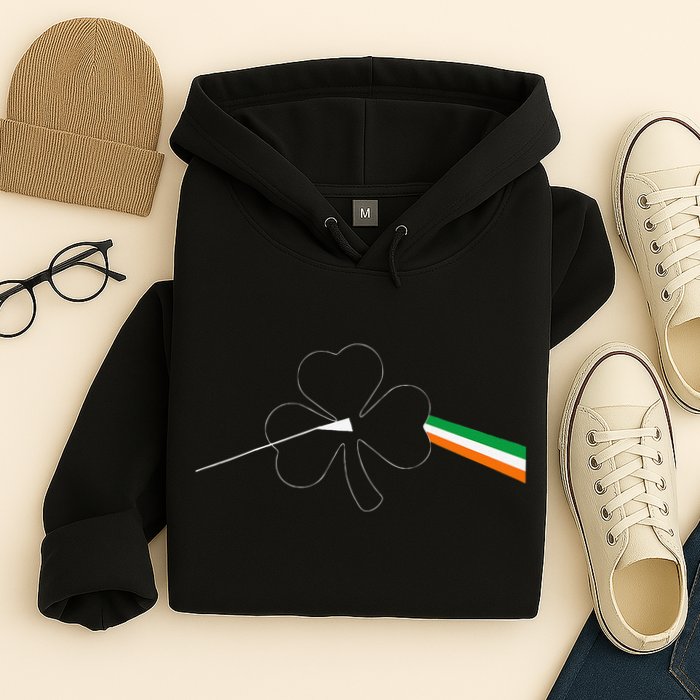 Dark Side Of The Shamrock Funny Saint Patrick's Day Hoodie