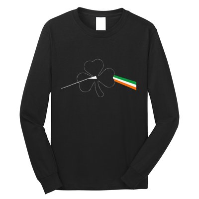 Dark Side Of The Shamrock Funny Saint Patrick's Day Long Sleeve Shirt
