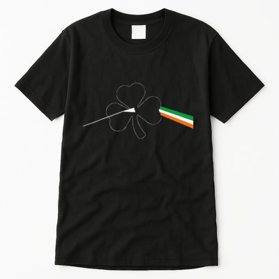 Dark Side Of The Shamrock Funny Saint Patrick's Day Tall T-Shirt
