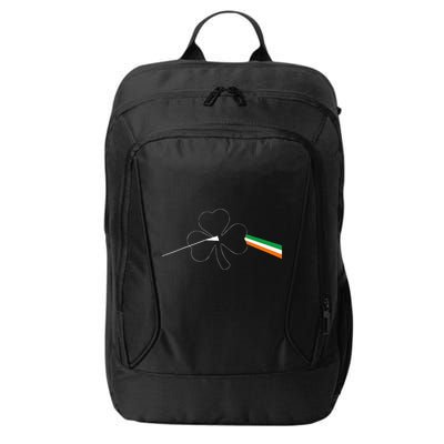 Dark Side Of The Shamrock Funny Saint Patrick's Day City Backpack