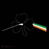 Dark Side Of The Shamrock Funny Saint Patrick's Day Impact Tech Backpack