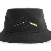 Dark Side Of The Shamrock Funny Saint Patrick's Day Sustainable Bucket Hat