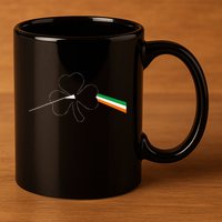 Dark Side Of The Shamrock Funny Saint Patrick's Day 11oz C Handle Ceramic Mug