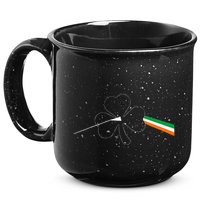 Dark Side Of The Shamrock Funny Saint Patrick's Day 15oz Campfire Ceramic Mug