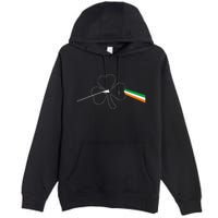 Dark Side Of The Shamrock Funny Saint Patrick's Day Premium Pullover Hoodie