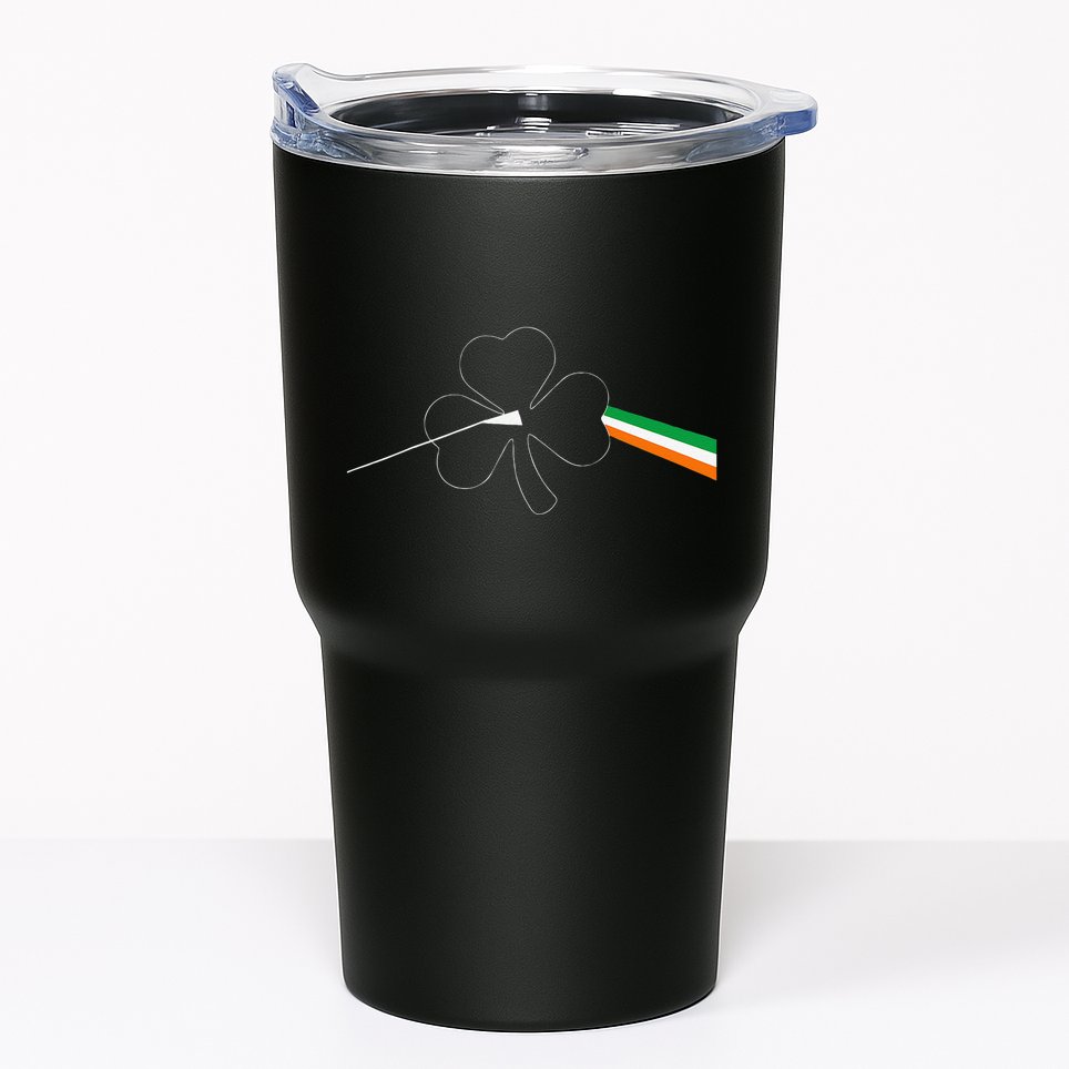 Dark Side Of The Shamrock Funny Saint Patrick's Day Tumbler