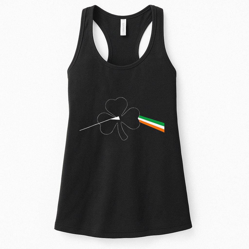 Dark Side Of The Shamrock Funny Saint Patrick's Day Womens Tank Top