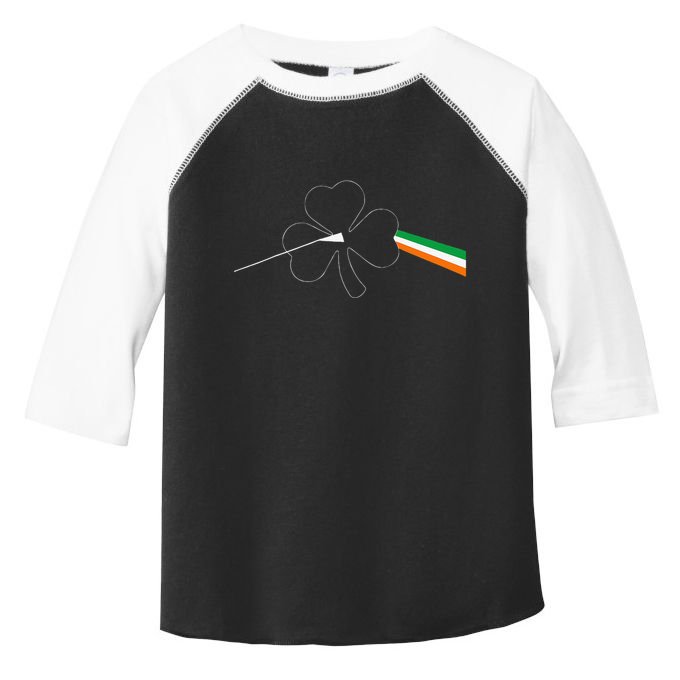Dark Side Of The Shamrock Funny Saint Patrick's Day Toddler Fine Jersey T-Shirt