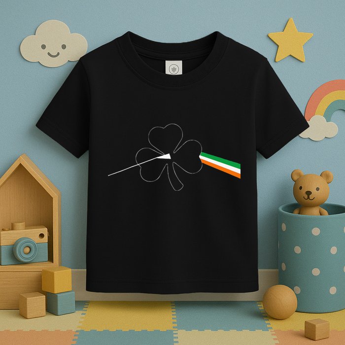Dark Side Of The Shamrock Funny Saint Patrick's Day Toddler T-Shirt