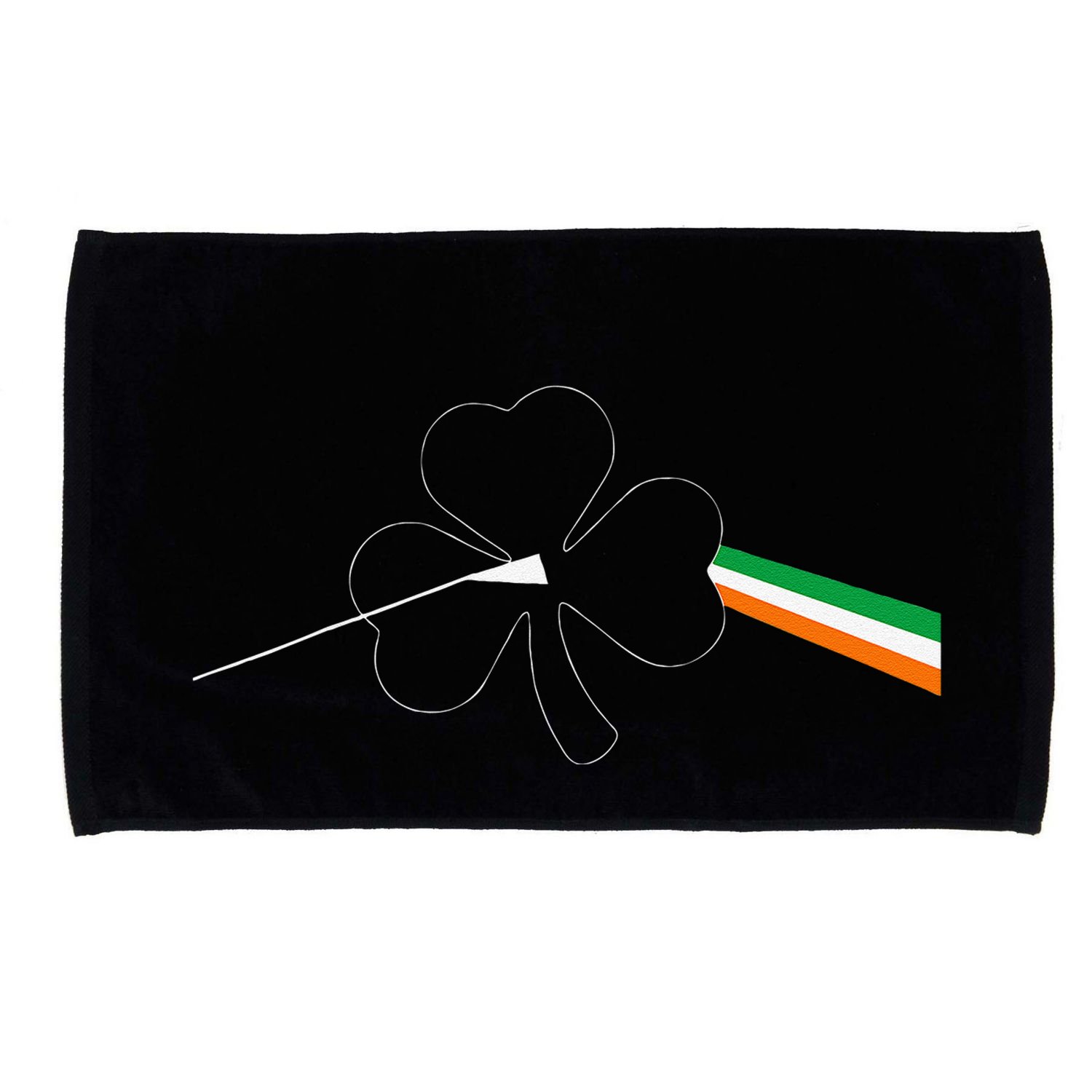 Dark Side Of The Shamrock Funny Saint Patrick's Day Microfiber Hand Towel