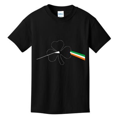 Dark Side Of The Shamrock Funny Saint Patrick's Day Kids T-Shirt