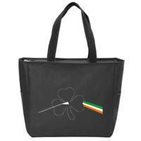 Dark Side Of The Shamrock Funny Saint Patrick's Day Zip Tote Bag