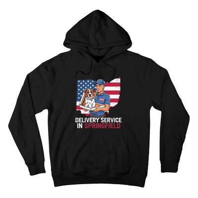 Delivery Service Oh Debate Trump Harris Eating The Dogs Hoodie