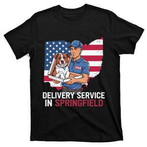 Delivery Service Oh Debate Trump Harris Eating The Dogs T-Shirt