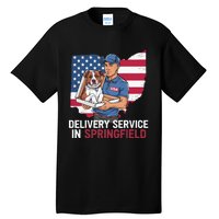 Delivery Service Oh Debate Trump Harris Eating The Dogs Tall T-Shirt