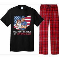 Delivery Service Oh Debate Trump Harris Eating The Dogs Pajama Set