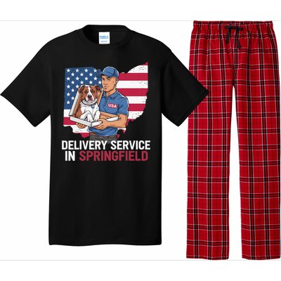 Delivery Service Oh Debate Trump Harris Eating The Dogs Pajama Set