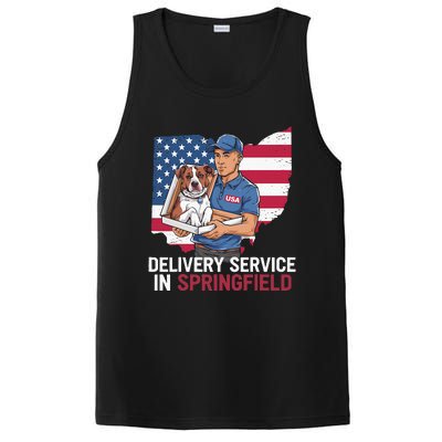 Delivery Service Oh Debate Trump Harris Eating The Dogs PosiCharge Competitor Tank