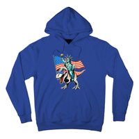 Dino Statue Of Liberty 4th Of July Hoodie