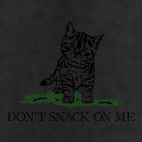 DonT Snack On Me Yellow Cat TheyRe Eating Pets Funny Trump 7 Panel Mesh Trucker Snapback Hat