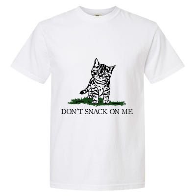 DonT Snack On Me Yellow Cat TheyRe Eating Pets Funny Trump Garment-Dyed Heavyweight T-Shirt